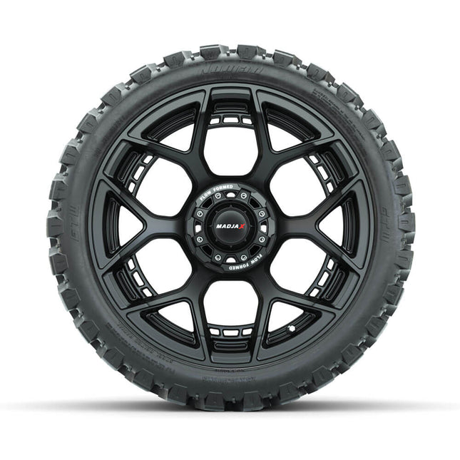 15" MadJax® Flow Form Evolution Matte Black Wheels with GTW® Nomad Off Road Tires